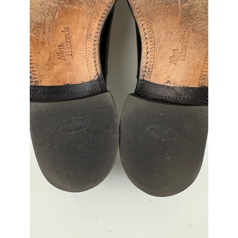 Allen Edmonds Kingswood Wingtip Derby Dress Shoes Men's Size 9.5 Black Leather - Picture 14 of 16